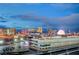 Beautiful night view of the city skyline, highlighting the illuminated cityscape and skyline at 205 E Harmon Ave # 1010, Las Vegas, NV 89169