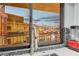 Fantastic outdoor view of the city through the window and a red-colored blender on the countertop at 205 E Harmon Ave # 1010, Las Vegas, NV 89169