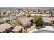 Stunning aerial view of home, showcasing landscaped yard and attractive neighborhood at 2971 Fort Matanzas Ter, Henderson, NV 89052