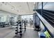 Well-equipped fitness center with modern exercise equipment and ample natural light at 353 E Bonneville Ave # 125, Las Vegas, NV 89101
