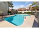 A pristine pool in the community at 3597 Arville St # 201B, Las Vegas, NV 89103