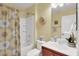Bright bathroom featuring a tub and shower combination at 3925 Kettle Falls Ave, North Las Vegas, NV 89085