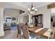 Elegant dining area featuring sophisticated decor, perfect for Gathering meals and dinner parties at 3925 Kettle Falls Ave, North Las Vegas, NV 89085