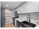 Well-equipped kitchen featuring modern appliances, sleek countertops, and ample storage at 3950 S Sandhill Rd # 132, Las Vegas, NV 89121
