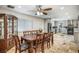 Dining room with hutch and great view of kitchen at 4795 W Maulding Ave, Las Vegas, NV 89139