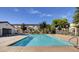 Inviting community pool area with surrounding seating and lush trees, offering a relaxing atmosphere at 5330 E Charleston Blvd # 116, Las Vegas, NV 89142