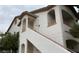 A view of the apartment complex showing the multiple levels and staircase at 5650 E Sahara Ave # 2041, Las Vegas, NV 89142