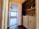 Hallway laundry room and access to the main bedroom at 6250 W Flamingo Rd # 11, Las Vegas, NV 89103
