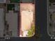 Aerial view of a home showing the roof, backyard, and surrounding neighborhood at 6429 Pronghorn Ridge Ave, Las Vegas, NV 89122