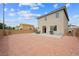 Spacious backyard featuring patio area, perfect for entertaining and outdoor dining at 6429 Pronghorn Ridge Ave, Las Vegas, NV 89122