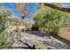 Lush backyard with a built-in bar, ample seating, mature landscaping, and lots of shade at 8988 Dusseldorf Way, Las Vegas, NV 89147