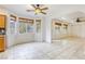 Cozy breakfast nook area with large windows, tile floors, and modern lighting at 9160 Moose Country Pl, Las Vegas, NV 89178