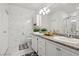 Bright bathroom with double sinks, granite countertops, and modern fixtures, offering a luxurious space at 1019 Amber Gate St, Henderson, NV 89002