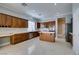 Beautiful kitchen with stainless appliances, center island and ample counter space at 10260 Hawks Wing St, Las Vegas, NV 89178