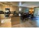 Inviting living room featuring tile flooring, contemporary furnishings, and balcony access at 220 Flamingo Rd # 210, Las Vegas, NV 89169