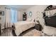 Cozy bedroom featuring carpet floors and natural light at 2412 El Cid Ct, Henderson, NV 89014