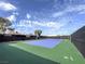 Outdoor tennis court for residents' enjoyment, set against a backdrop of lush landscaping at 2532 Whippoorwill Ln, Las Vegas, NV 89121