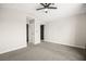 Spacious bedroom featuring a ceiling fan, and carpet at 2793 Sandyfalls Way, Las Vegas, NV 89142