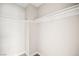 This reach-in closet features a shelf and closet rod at 2793 Sandyfalls Way, Las Vegas, NV 89142