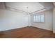 Empty dining room featuring recessed lighting and a large window with wood shutters at 2916 W Oakey Blvd, Las Vegas, NV 89102