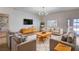 Bright living room features large windows and comfortable seating arrangement at 2916 W Oakey Blvd, Las Vegas, NV 89102