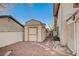 Backyard shed for additional storage at 2916 W Oakey Blvd, Las Vegas, NV 89102