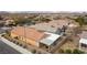 Aerial view showcasing the backyard, patio cover, and nearby community at 2970 Strathspey Ct, Henderson, NV 89044