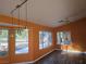 Bright living room featuring recessed lighting, wood floors, and large windows at 3117 Brightridge Dr, Las Vegas, NV 89134