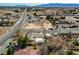 Extensive aerial view of a home in a spacious, residential neighborhood at 3140 Unicorn Ave, Pahrump, NV 89048