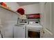 Laundry room with a washer and dryer at 3140 Unicorn Ave, Pahrump, NV 89048