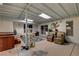 Open sun room with skylights, tiled floor and outdoor access at 3140 Unicorn Ave, Pahrump, NV 89048