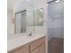 Bright bathroom with vanity and walk in closet at 3320 Helmsman Dr, North Las Vegas, NV 89032