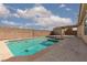Backyard pool with patio area, great for entertaining at 3320 Helmsman Dr, North Las Vegas, NV 89032