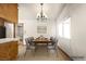 Staged dining area with modern furnishings and decor at 4155 Comb Cir, Las Vegas, NV 89104