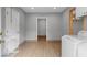 Functional laundry area with washer and dryer hookups and ample storage space at 4155 Comb Cir, Las Vegas, NV 89104