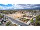 Aerial view of home with large lot size and established landscaping at 4300 Thom Blvd, Las Vegas, NV 89130