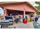 Large two car garage filled with an abundance of stored items, may need some organizing and cleanout at 4300 Thom Blvd, Las Vegas, NV 89130