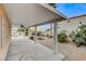 Covered patio area providing a relaxing spot for outdoor entertaining and dining at 4431 Palm Mesa Dr, Las Vegas, NV 89120