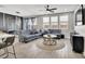 Sunlit living room with modern furnishings and stylish decor at 4588 Swimming Minnow Ave, Las Vegas, NV 89141