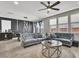 Cozy living room showcasing modern furniture, ample natural light, and an open floor plan at 4588 Swimming Minnow Ave, Las Vegas, NV 89141
