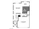 First floor floor plan featuring open concept kitchen, great room, and two-car garage at 5180 Hisopo St # Lot 24, Las Vegas, NV 89122