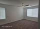 Bright and airy bedroom, enhanced by natural light and a ceiling fan, offering a comfortable and relaxing atmosphere at 5748 Avondale Rise Way, Las Vegas, NV 89141