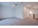 Upstairs loft area with neutral carpet and recessed lighting at 5748 Avondale Rise Way, Las Vegas, NV 89141