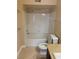Bathroom featuring a bathtub with a tile surround at 8101 W Flamingo Rd # 2040, Las Vegas, NV 89147