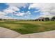 Expansive community park with a soccer field, picnic areas and a covered gathering space for neighborhood events at 8648 Cloverbelle St, Las Vegas, NV 89166