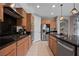 Kitchen with granite countertop, stainless steel appliances, and wood cabinets at 906 Majestic Vw, Mesquite, NV 89034