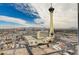 Spectacular city view featuring the iconic Stratosphere in Las Vegas at 200 W Sahara Ave # 3009, Las Vegas, NV 89102