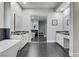 Luxurious bathroom featuring dual vanities, a modern tub, and a spacious glass-enclosed shower at 2080 Orchard Mist St, Las Vegas, NV 89135