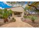 Backyard featuring decorative desert landscaping at 2386 Amana Dr, Henderson, NV 89044