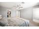 Main bedroom features a walk-in closet and a ceiling fan at 2816 Turnstone Ridge St, Henderson, NV 89044